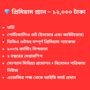 প্রিমিয়াম প্ল্যান – ১২,০০০ টাকা